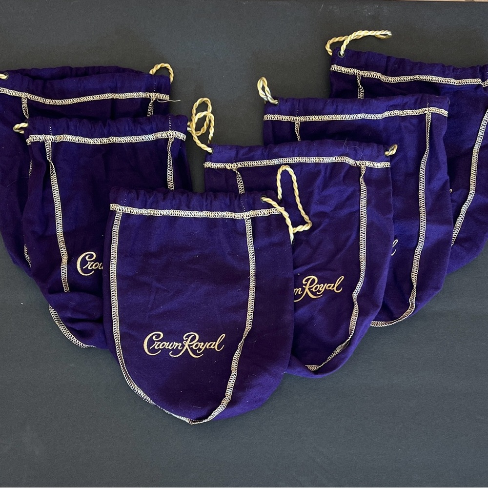 Crown Royal Velvet Bags Set